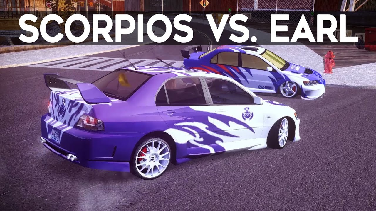 NFS Most Wanted - Mitsubishi Lancer Evo VIII (Scorpios) vs. Mitsubishi Lancer Evo VIII (Earl)