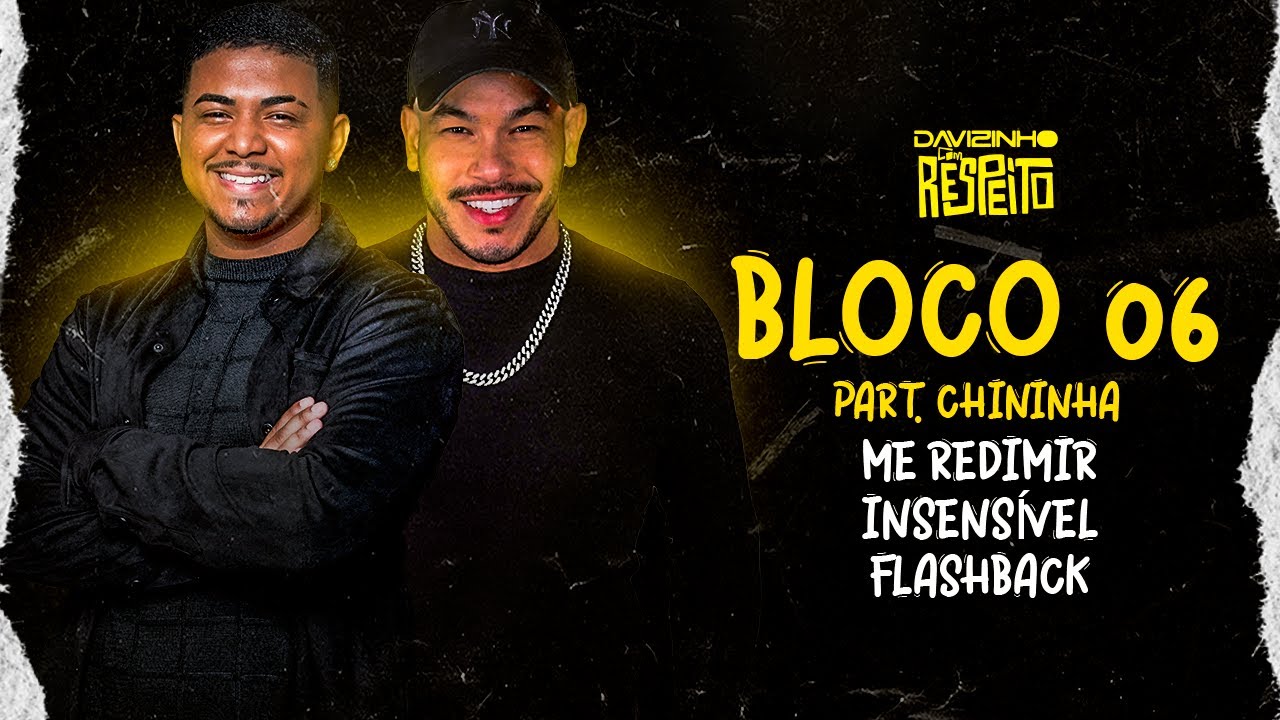 Davizinho Com Respeito - Me Redimir/Insens&iacute;vel/Flashback part. Chininha (Ao Vivo)