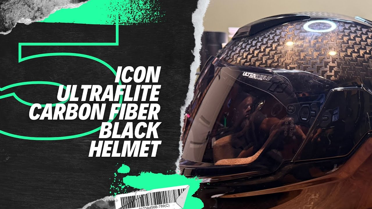 Распаковка и первые впечатления: шлем Icon UltraFlite Carbon Fiber Black — непревзойденный стиль ...