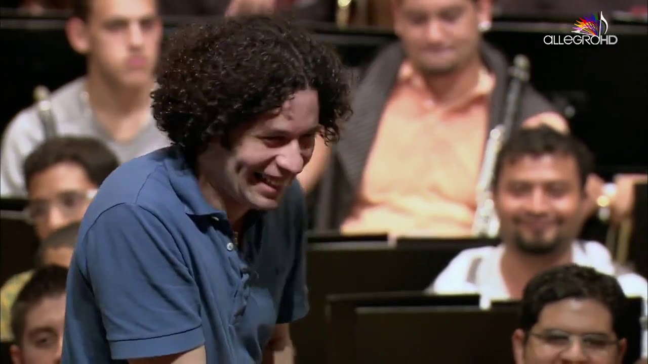 Gustavo Dudamel, ensayo en vivo