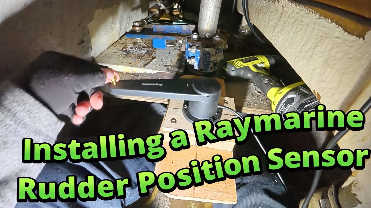 Installing a Raymarine rudder position sensor on a Jouet 1040