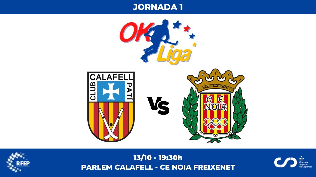 PARLEM CALAFELL - CE NOIA FREIXENET (1&ordf; Jornada #OKLiga)