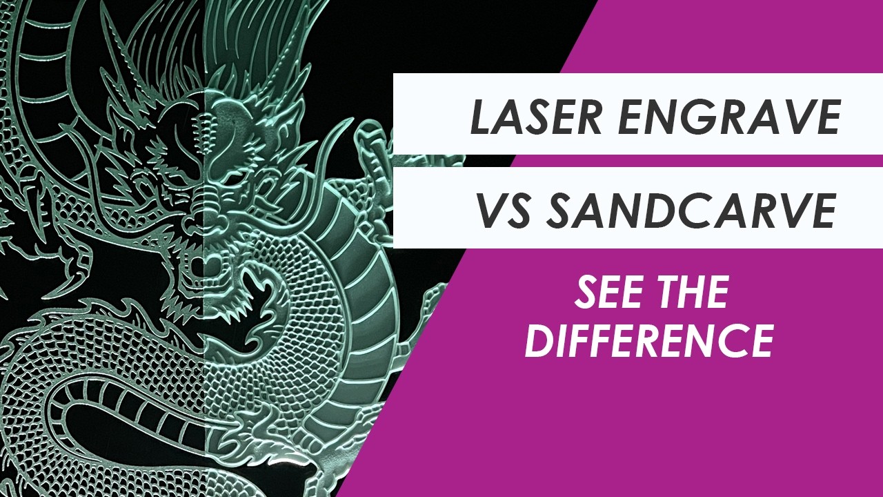 Laser Engrave & Sandcarve with Blazer Orange Laser Mask | IKONICS Imaging
