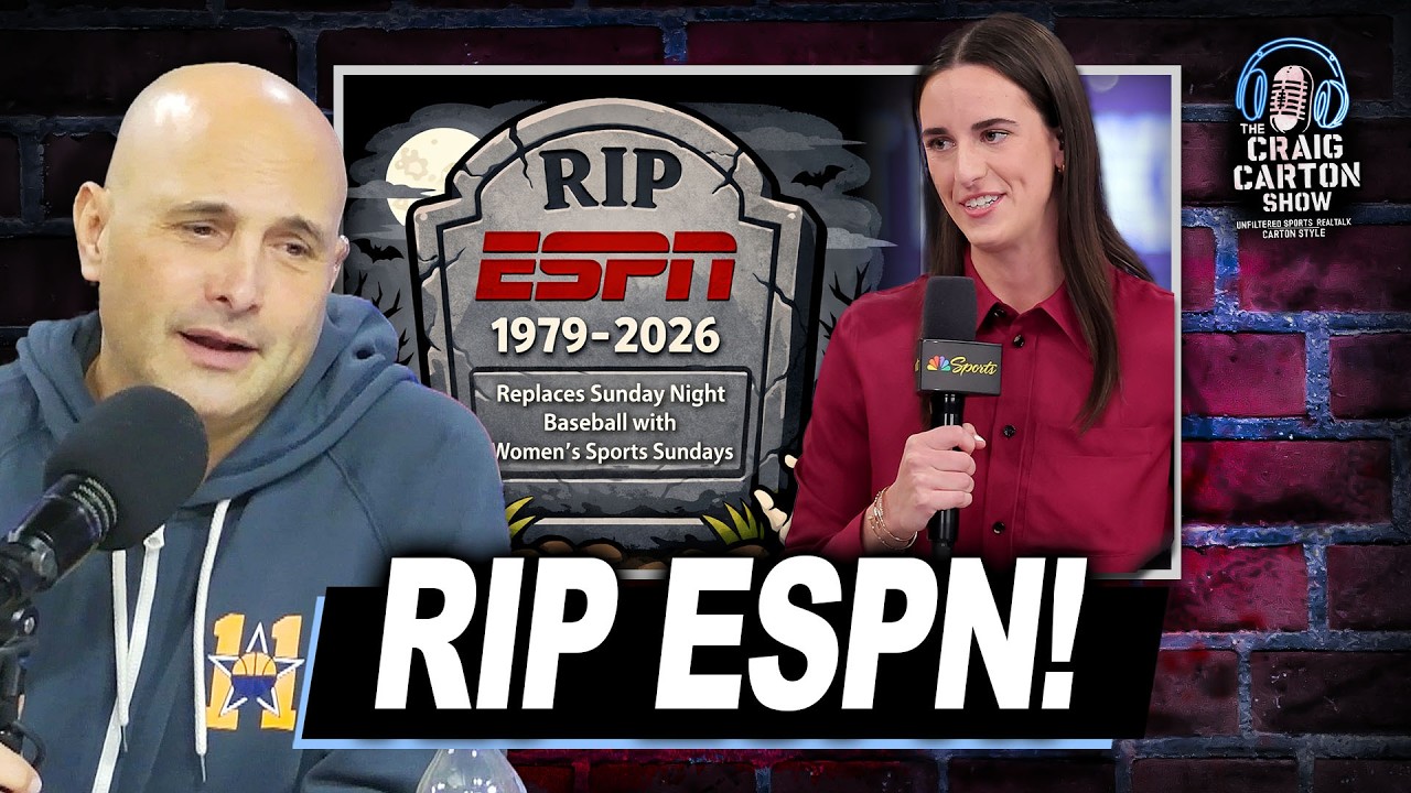RIP ESPN: Disney Replaces Sunday Night Baseball with Women's Sports Sunday! | The Craig Carton Show