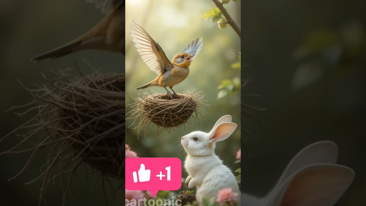 rabbit and chick #cover #guitar #travel #music #shortvideo #rabbit #rabbitrescue #rabbits #cute