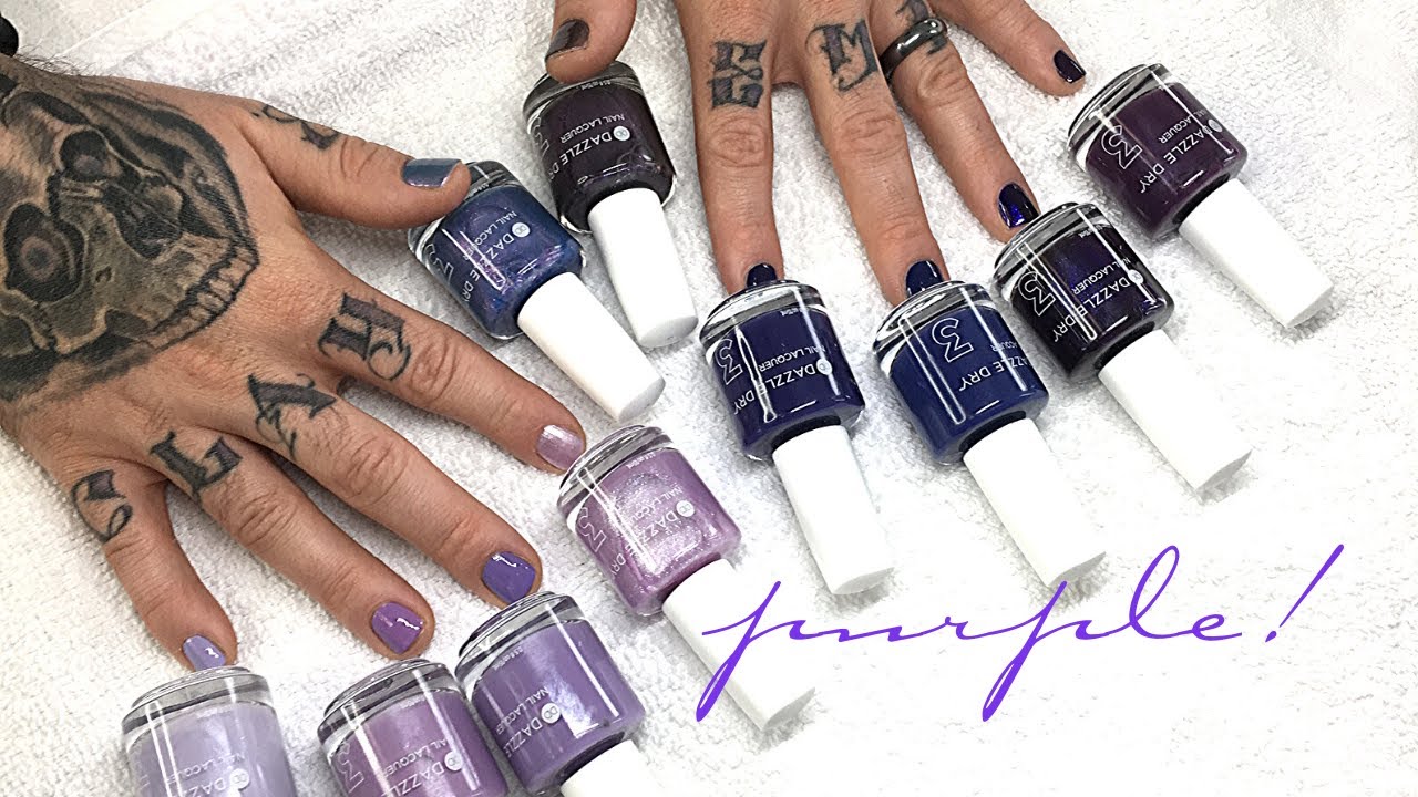 DAZZLE DRY | Swatch & Talk #11 [фиолетовый] 💜