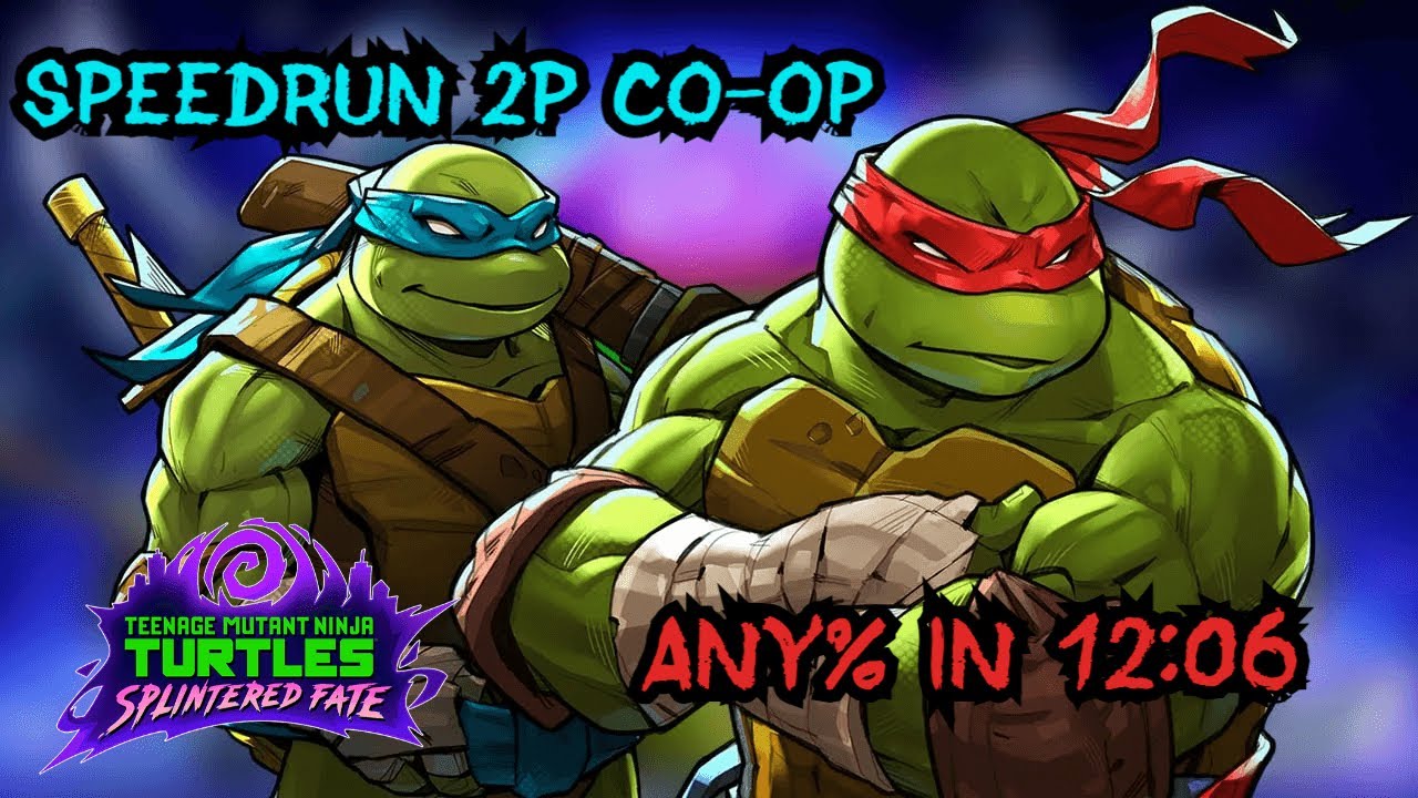 [WR] TMNT: Splintered Fate - Speedrun / 2P Co-op / Any% / In 12:06