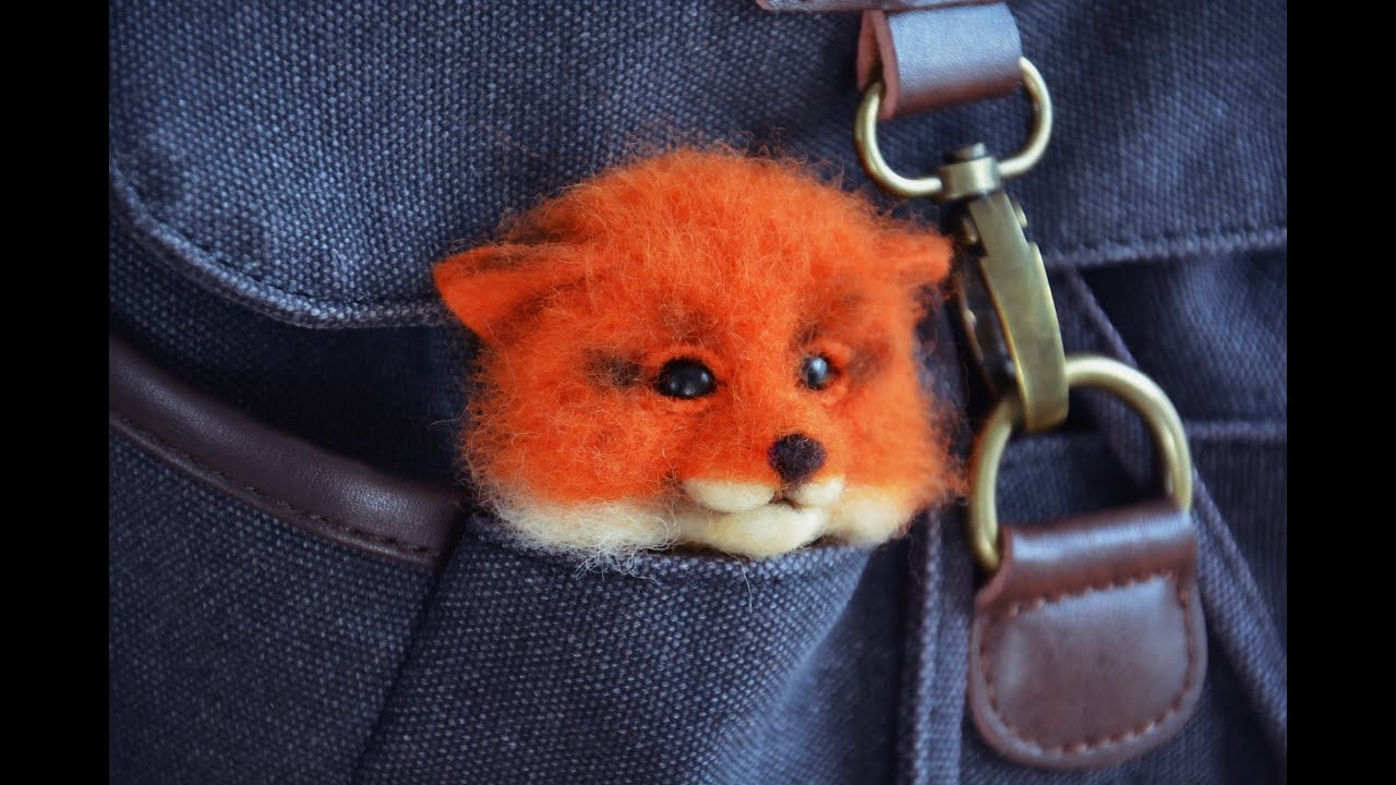 NEEDLE FELTED FOX/KEÇE İĞNELEME TİLKİ