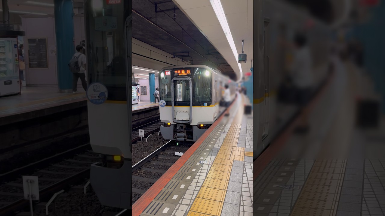 回送電車に駆け込み乗車しようとして非常用ドアコックが使用されるシーン 