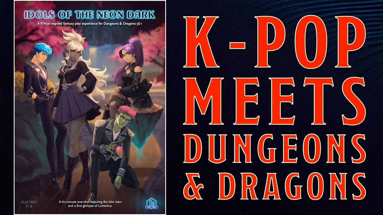 K-POP Meets Dungeons & Dragons! A Look At IDOLS OF THE NEON DARK with Dan Thut