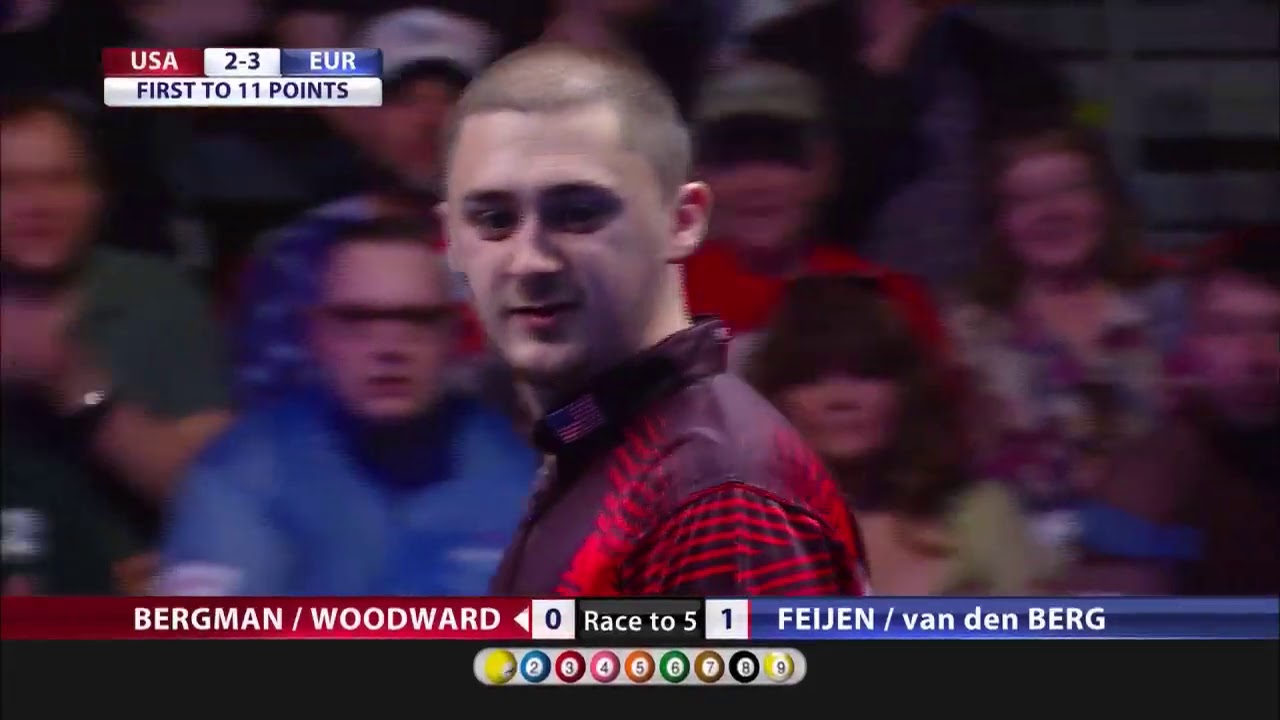 Justin Bergman/Skyler Woodward vs Niels Feijen/Nick van den Berg | 2015 Mosconi Cup