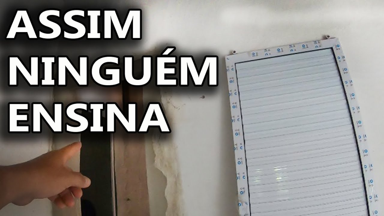 Instalação de Porta de Correr ou de Deslizante - PASSO A PASSO