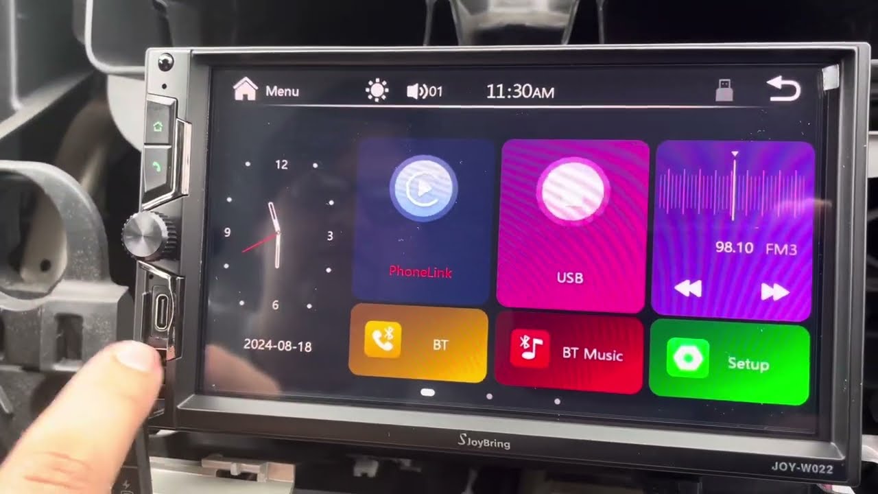 Sjoybring W022 upgrade! 2008 Toyota Yaris #carstereo #audio #carplay