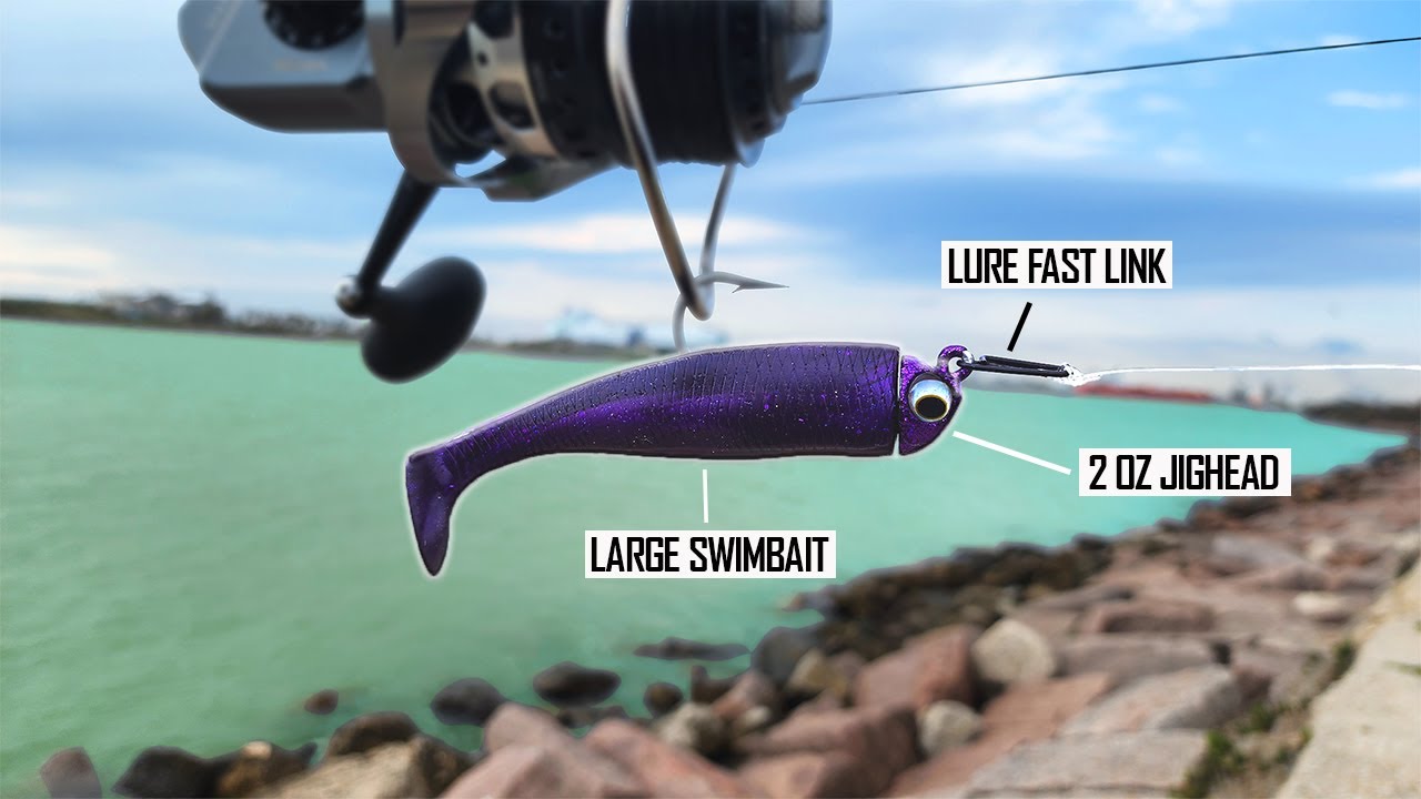 How to Fish Swimbaits at The Jetty - Jetty Fishing Tutorial