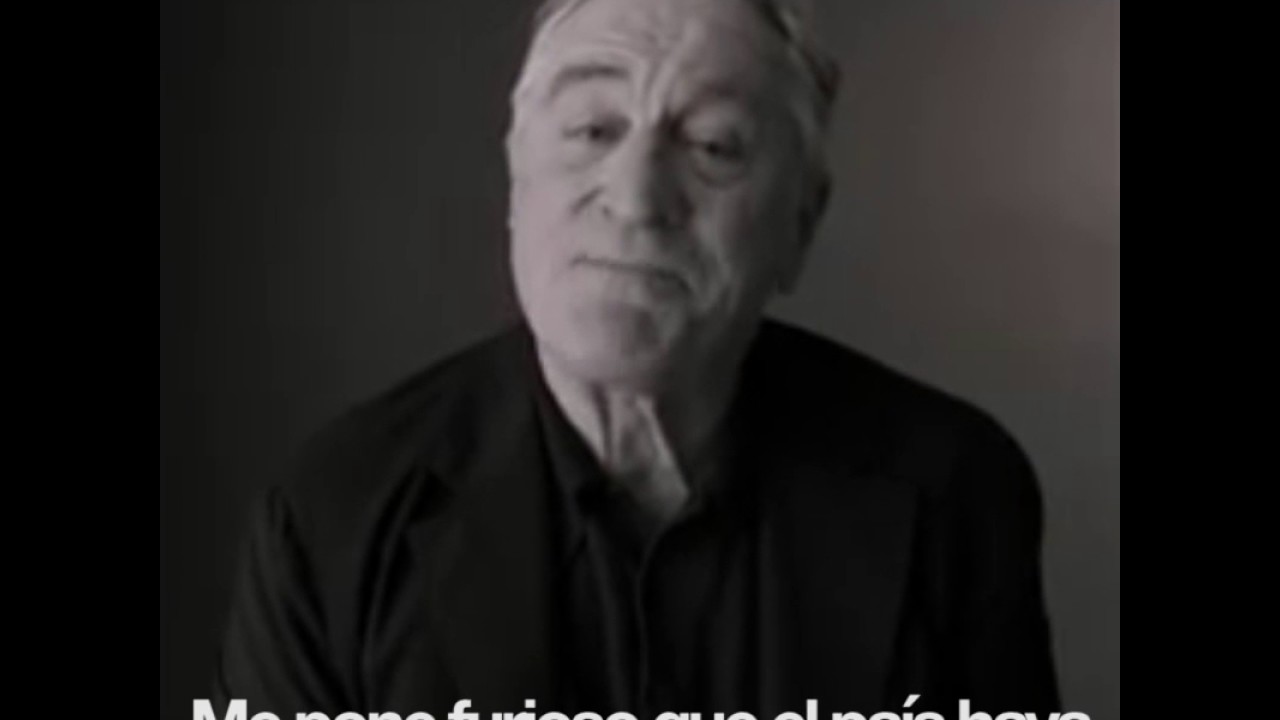 Robert De Niro habla sobre Trump - subtitulado
