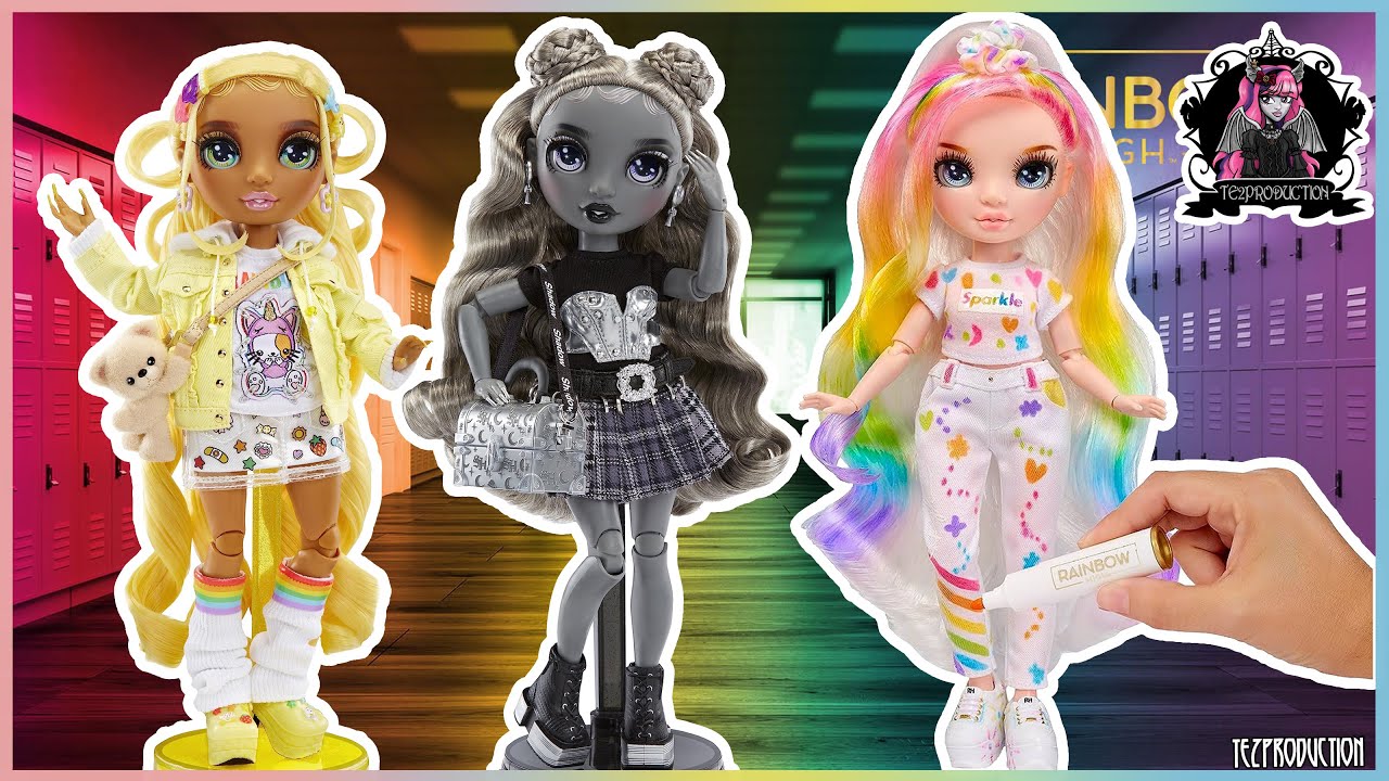 REVIEW RAINBOW HIGH 🌈 COLOR & CREATE + SUNNY & LUNA MADISON