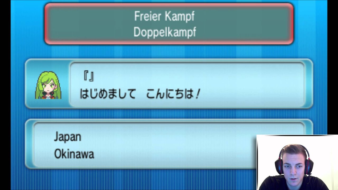 Pokemon Omega Rubin [ORAS/Facecam] Live Wifi Battle #001 Wir sind zurück!