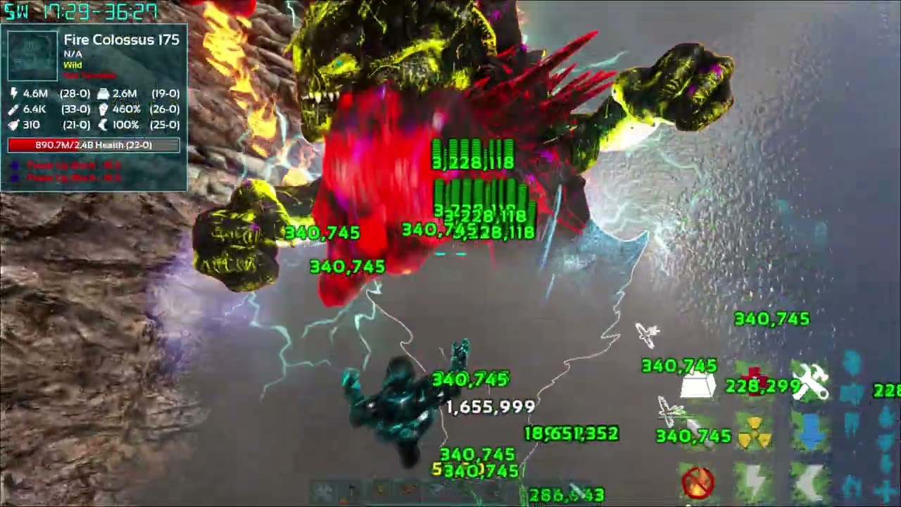 Pikkon's Revenge vs all Colossuses at the same time | Ark Primal Fear