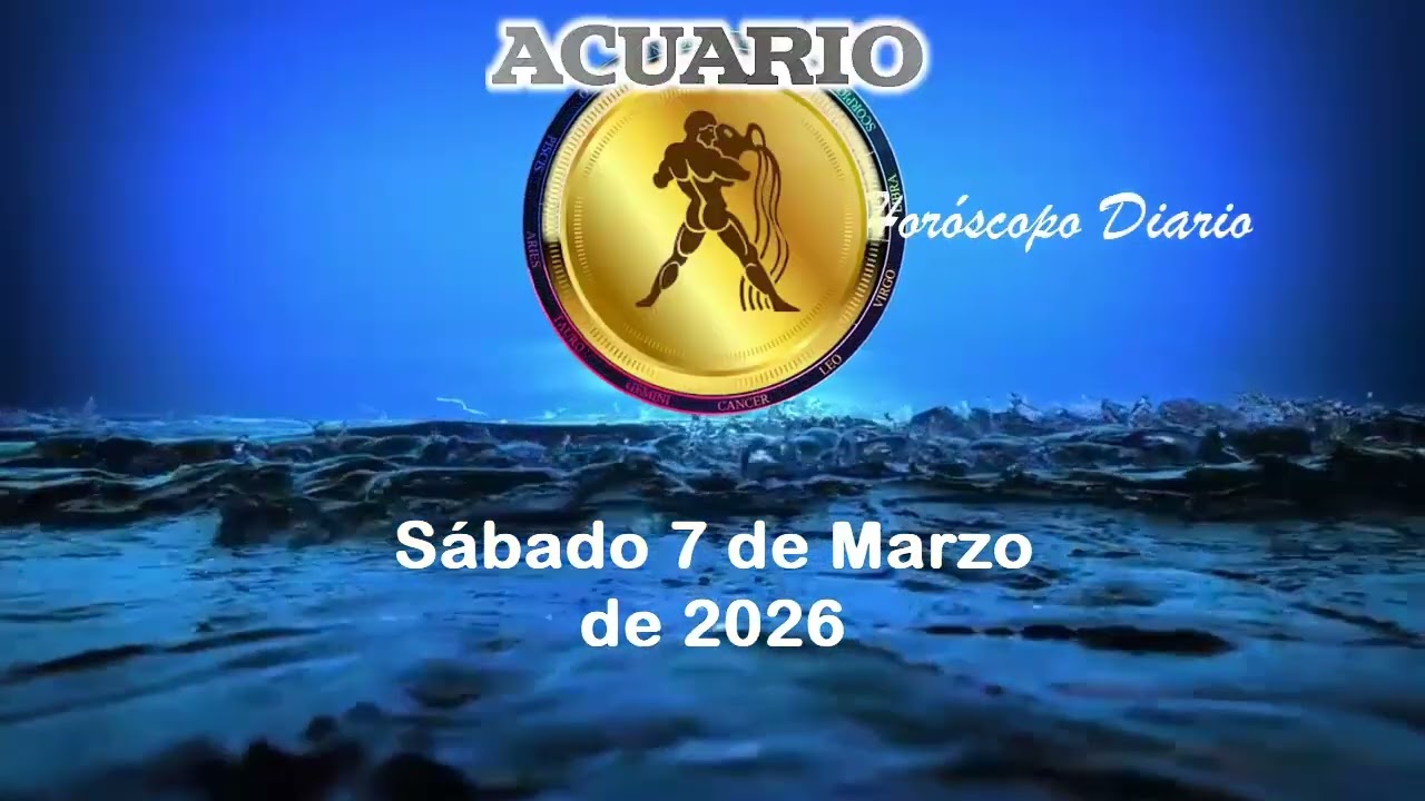 ♒ Acuario 🔷 Guía astral de hoy sábado 7 de marzo de 2026 | Idea que transforma todo