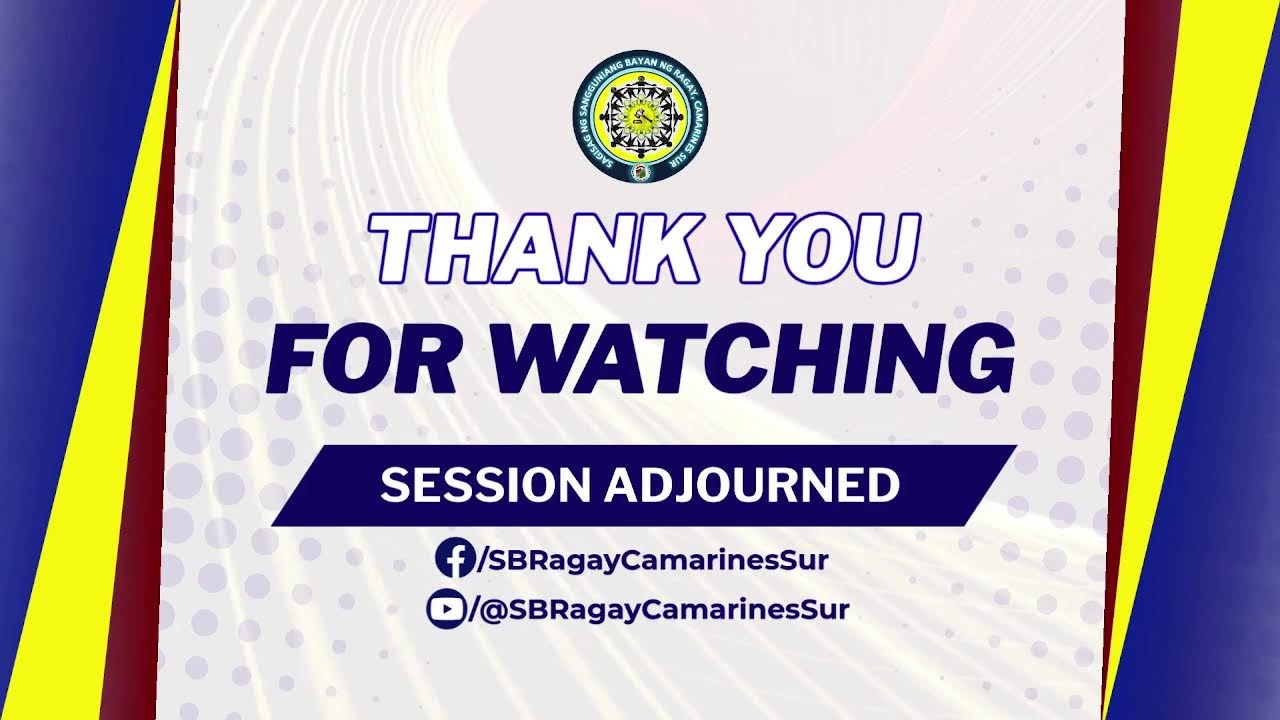 SB RAGAY 32ND REGULAR SESSION LIVESTREAM