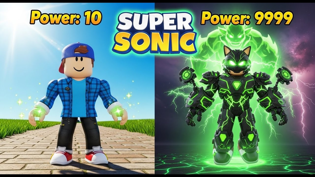 ROBLOX SUPER SONIC POWER UNLOCKED! 💥MAX LEVEL in Roblox Element Tycoon #roblox #superpowers #gaming