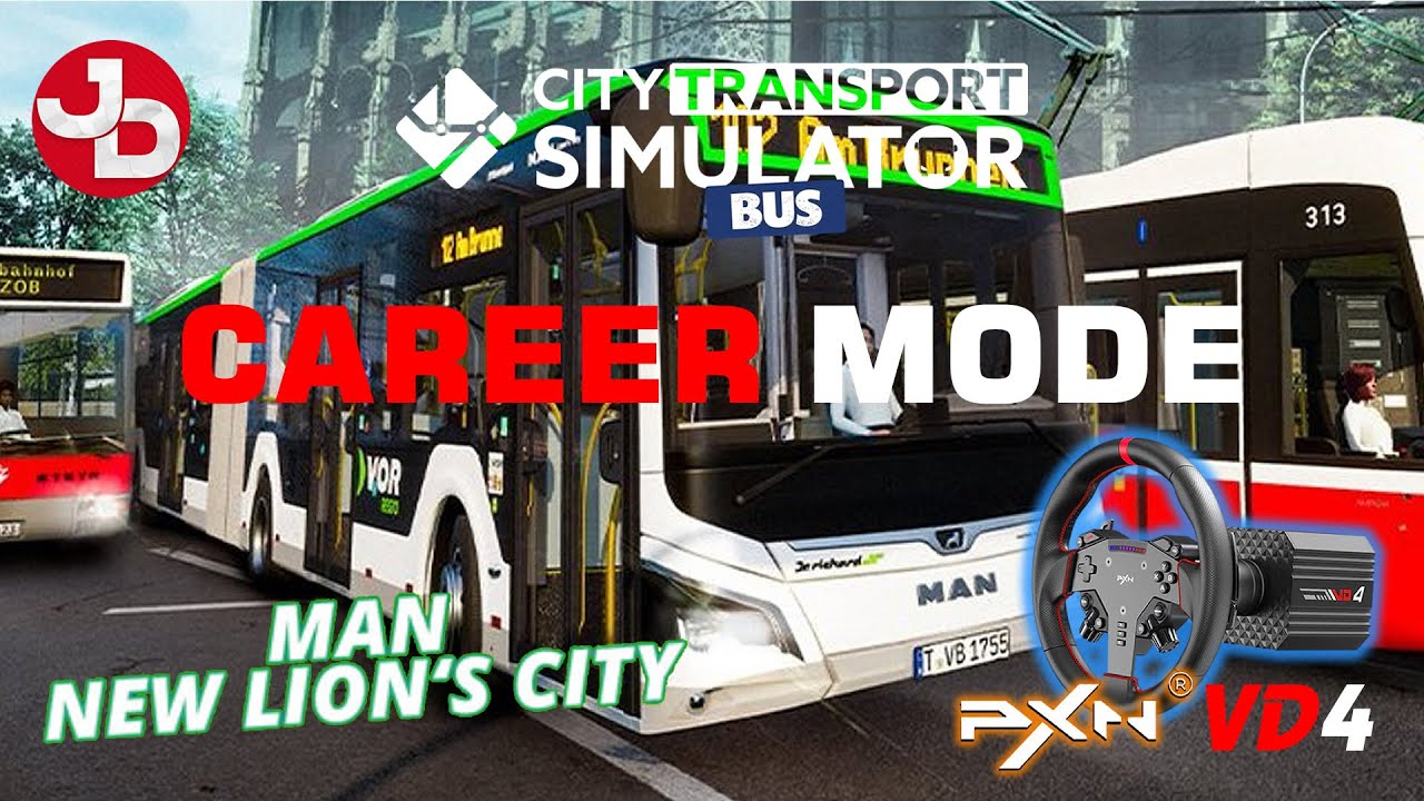 Режим карьеры в City Transport Simulator Bus Update 1.3.1 @PXN_official