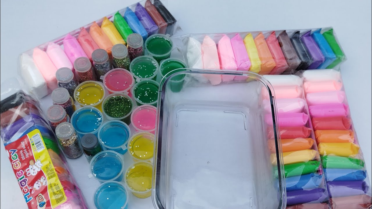 Rainbow Color Clay Mixing | Satisfying & Relaxing Clay ASMR 🌈
