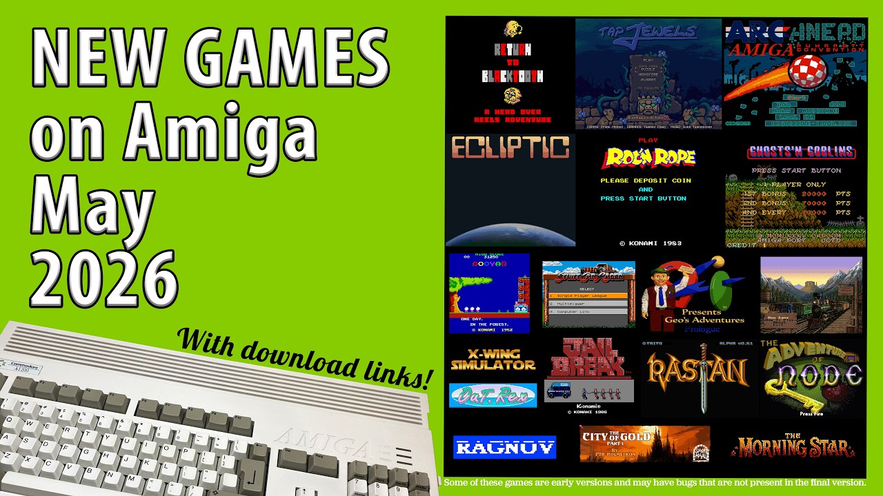 New Amiga games from May 2026