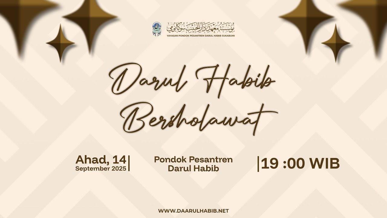 🔴 LIVE | DARUL HABIB BERSHOLAWAT DI PONDOK PESANTREN DARUL HABIB SUKABUMI