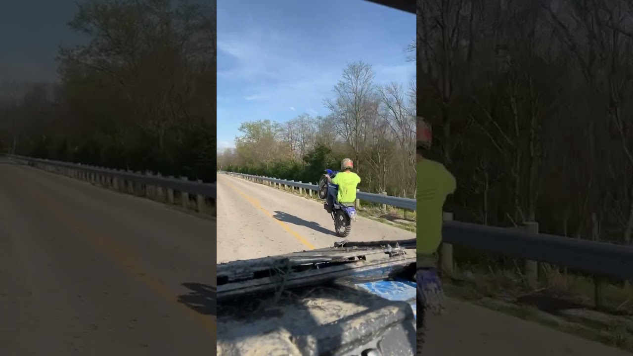 Wheelies on the ttr 225!