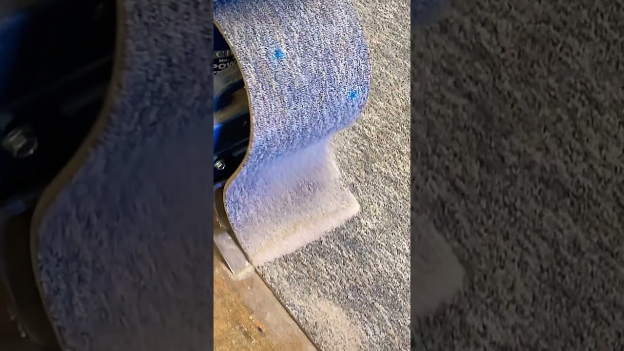 Removal of glue down carpet with tacky glue over wood subfloor #flooring #demolition #carpet