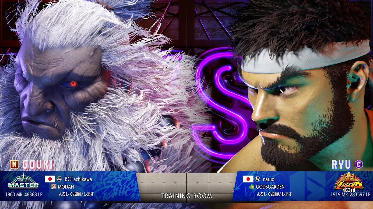 Tachikawa (Akuma) vs Naruo (Ryu)：立川（豪鬼）vs なるお（リュウ）
