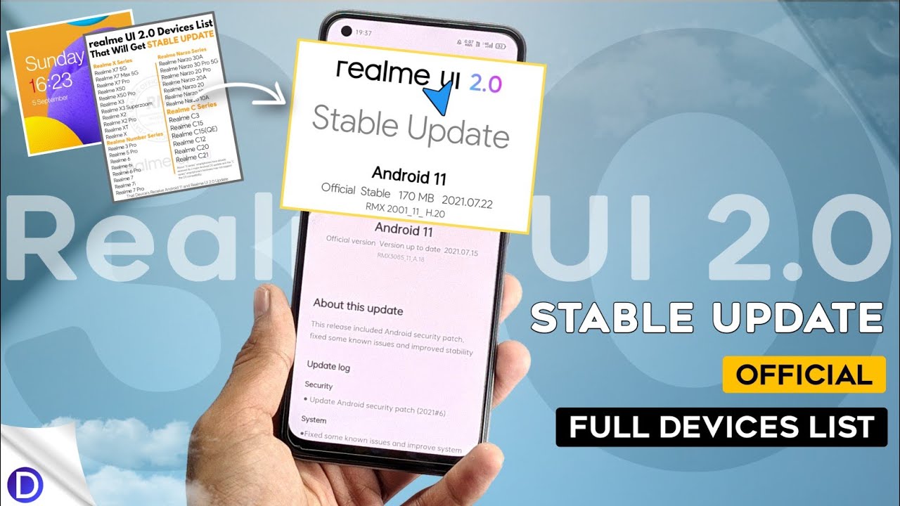 Realme UI 2.0 Official Stable Updates | Devices List | realme Android 11 Stable Update | ⚡⚡ Features