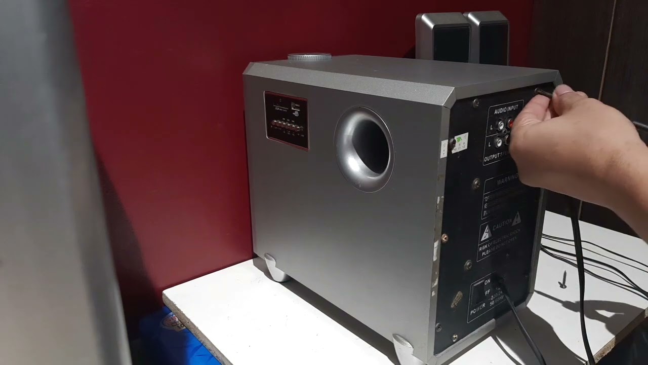 Speaker aktif mati sebelah