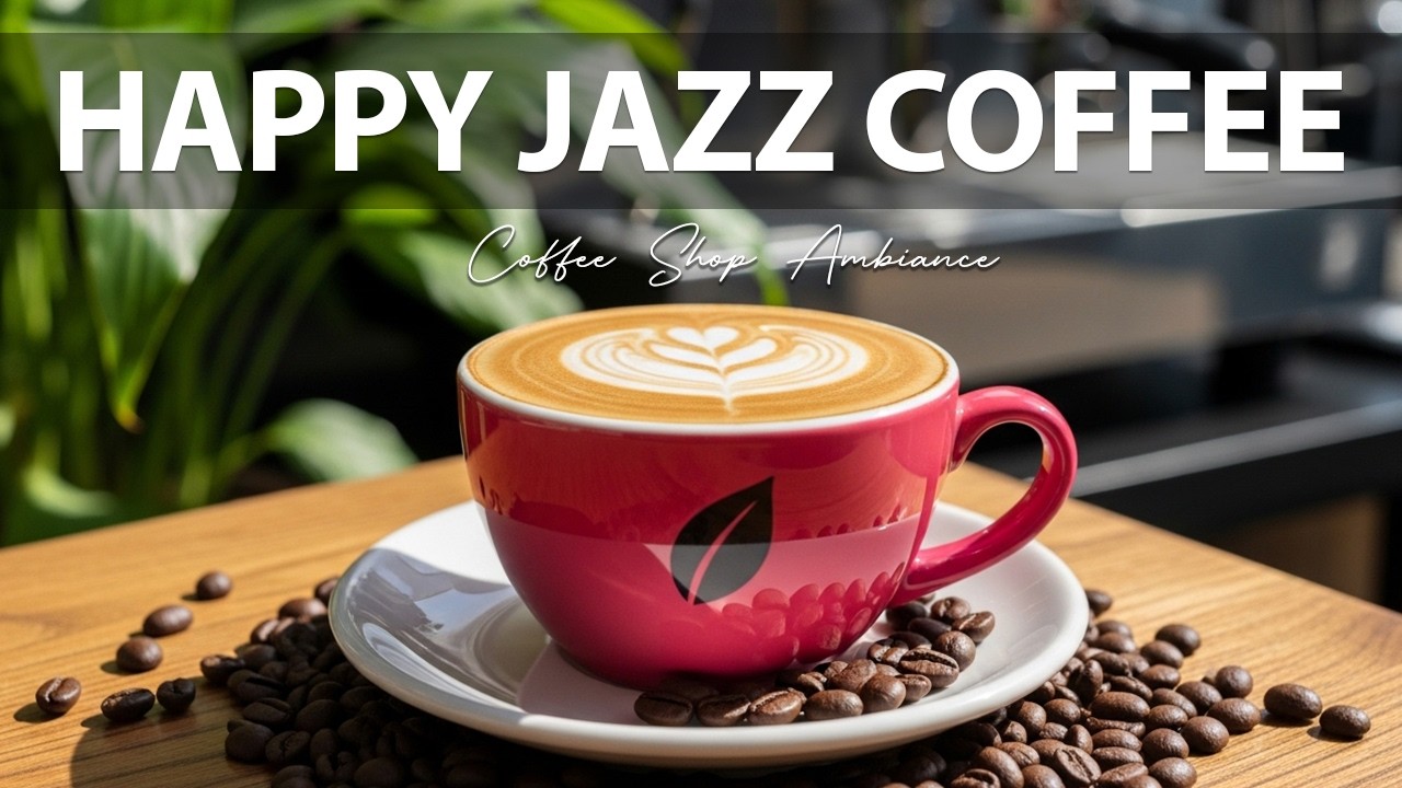 Happy Jazz Music ☕ Coffee Shop Ambiance for Relaxing, Holiday and Happy Moods