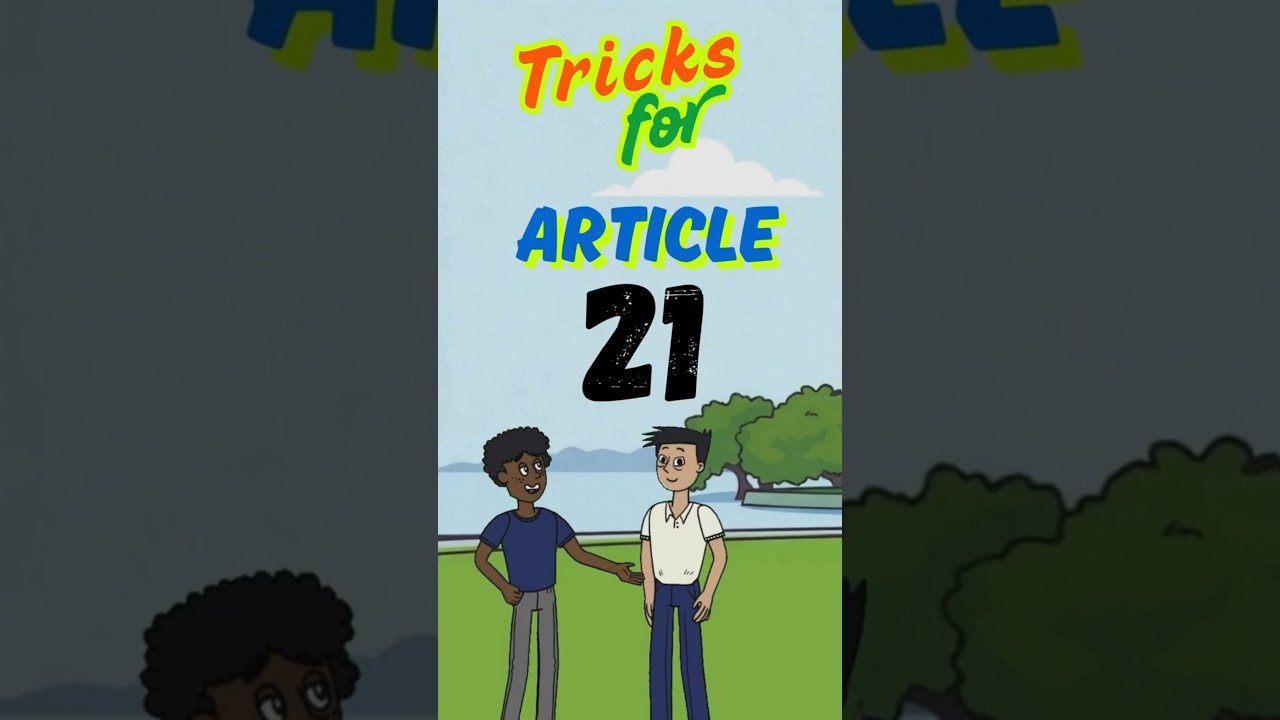 Study TRICKS for ARTICLE 21 | Indian Polity | Fundamental Right | 