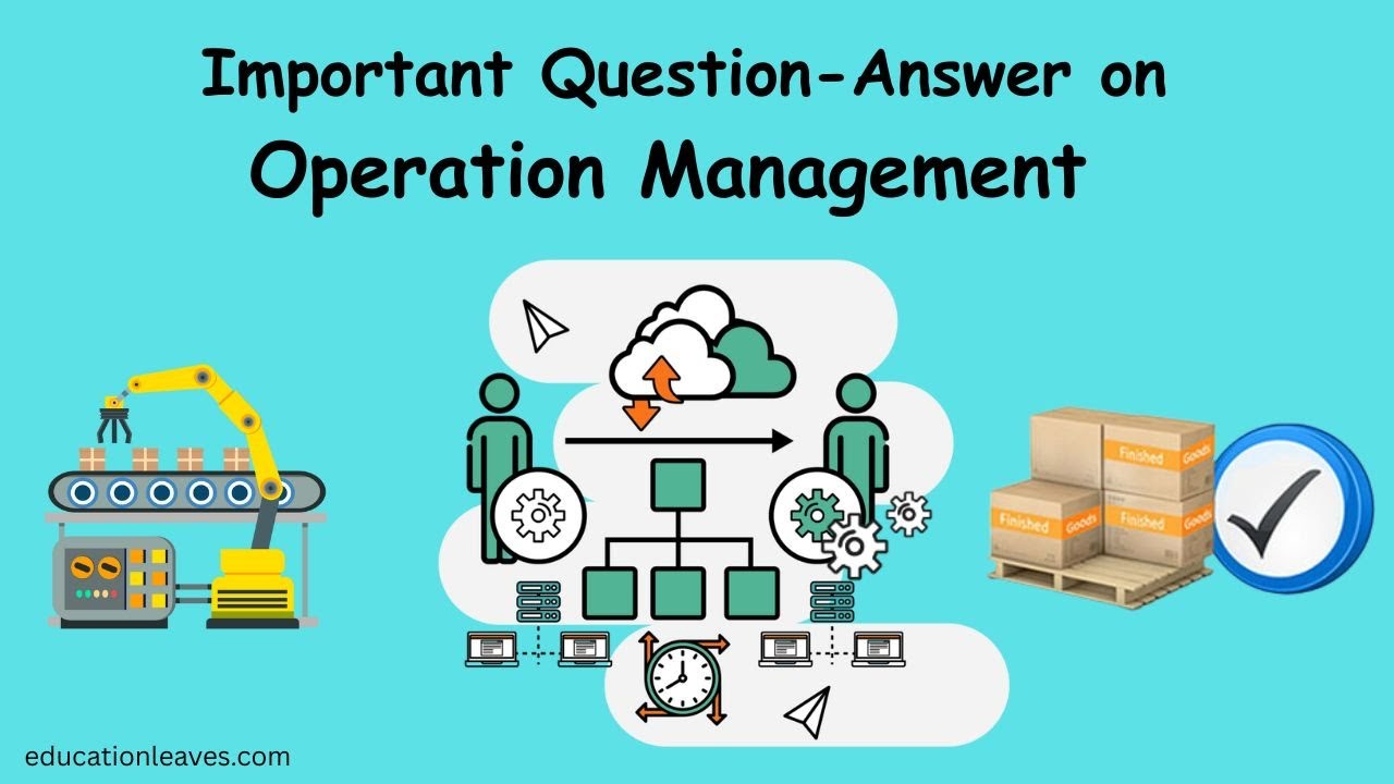 Важный вопрос-ответ MCQ по управлению операциями #operationmanagement #live #management #mcq