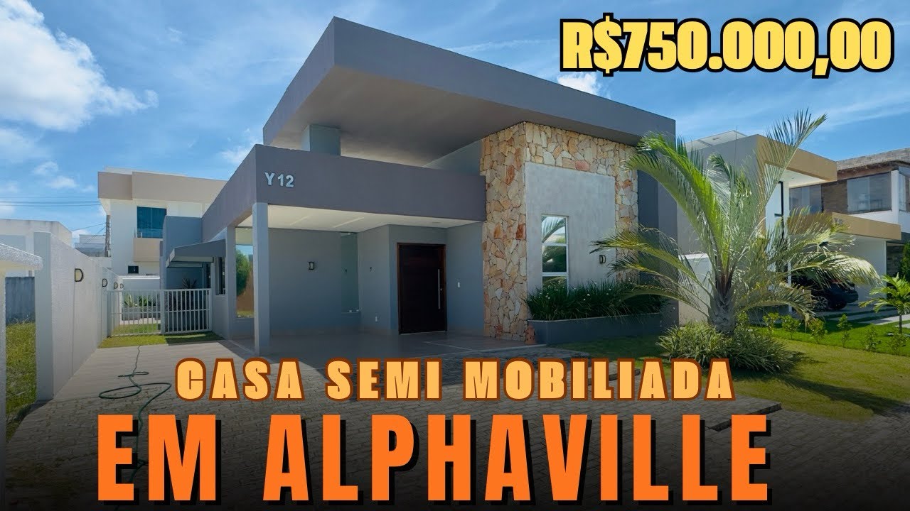 Oportunidade de casa Semi Mobiliada no Terras Alphaville Sergipe 2