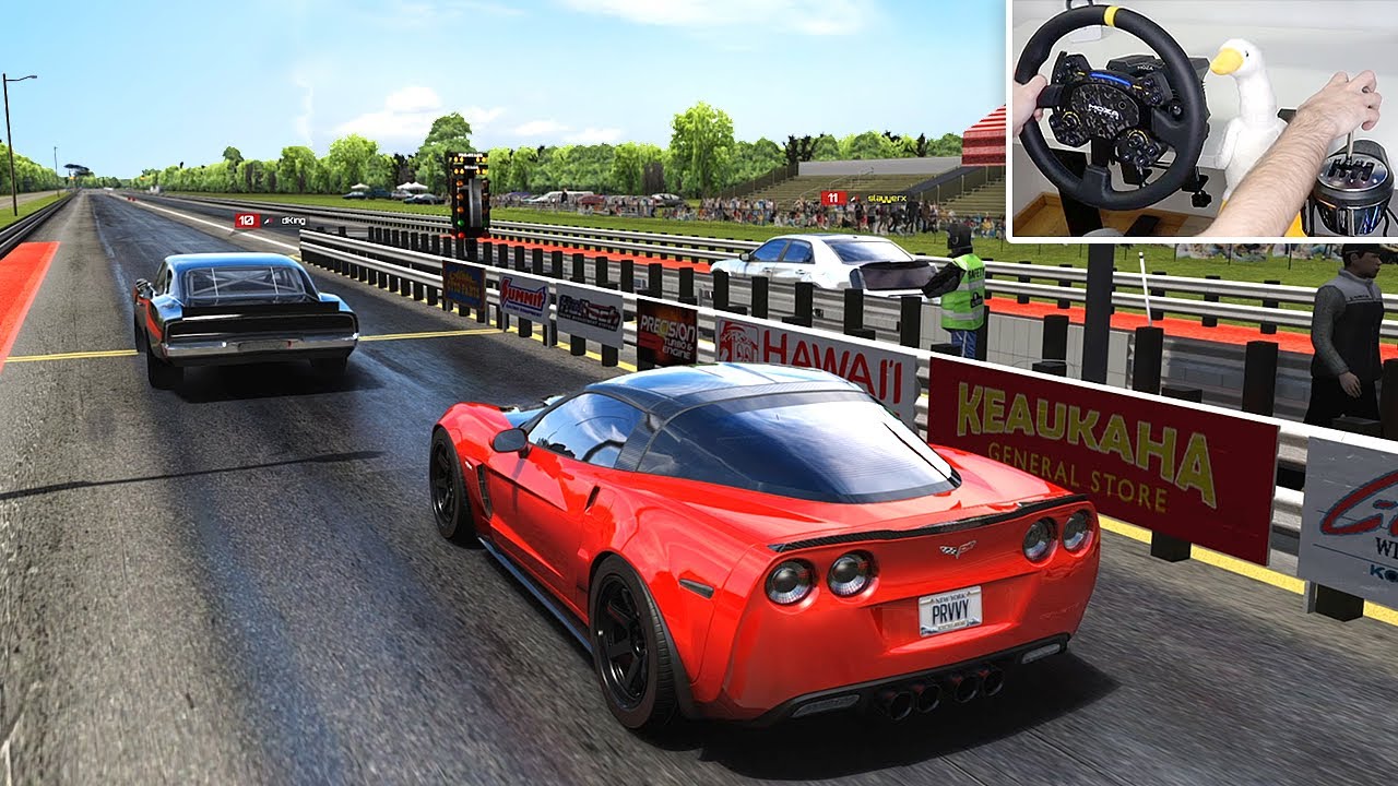 I joined a Drag Race and CHEATED! - Assetto Corsa