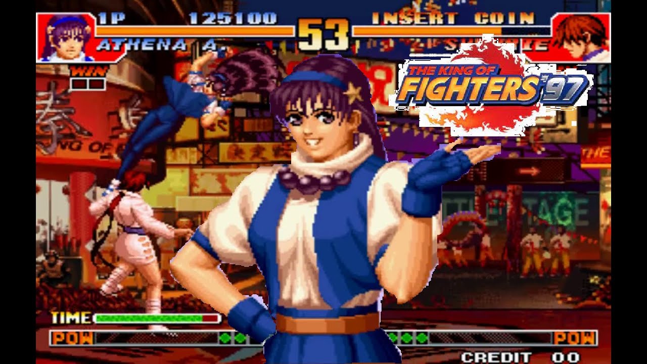 The King of Fighters '97 as Athena Asamiya (Arcade/QHD)【Sigle Play】