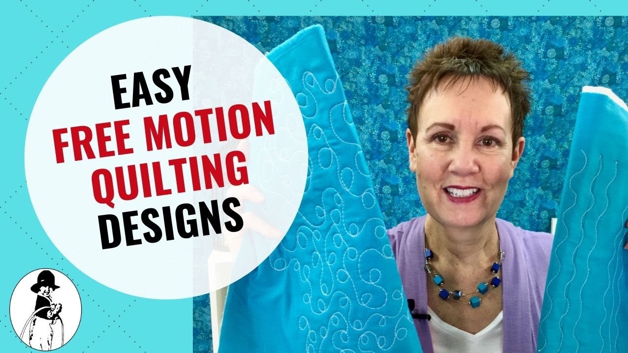 Easy Free Motion Quilting Designs (FREE PRACTICE SHEET)