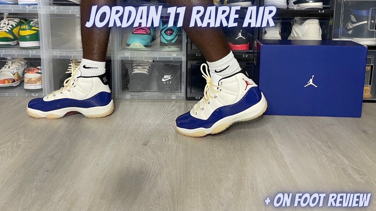 Обзор Air Jordan 11 Rare Air + Пешком