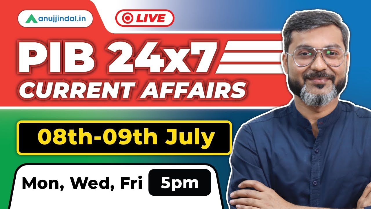 RBI Grade B Preparation | PIB 247 Anuj Jindal | Current Affairs RBI Exam 2024| RBI General Awareness