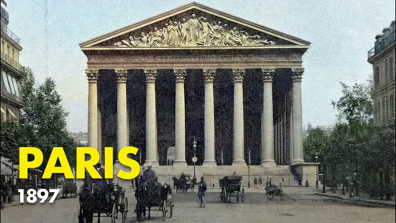 Paris, France: 1897 🇫🇷 In Colour | AI Reconstruction With Reanimated Photos