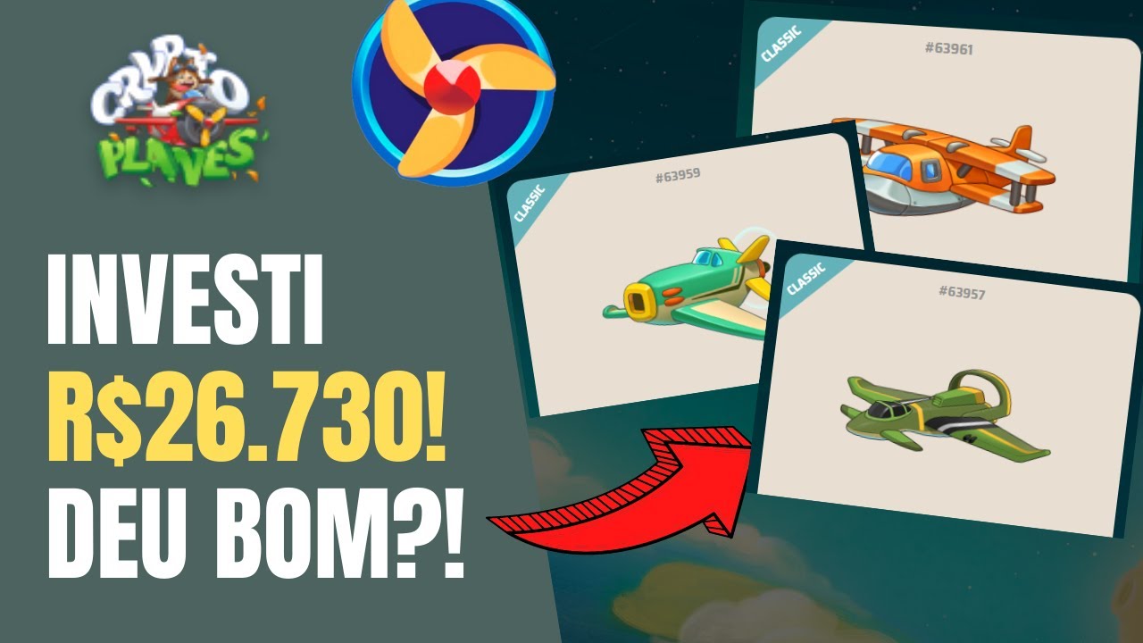 INVESTI R$26.730 NO CRYPTOPLANES! DEU BOM?! COMO JOGAR CRYPTOPLANES