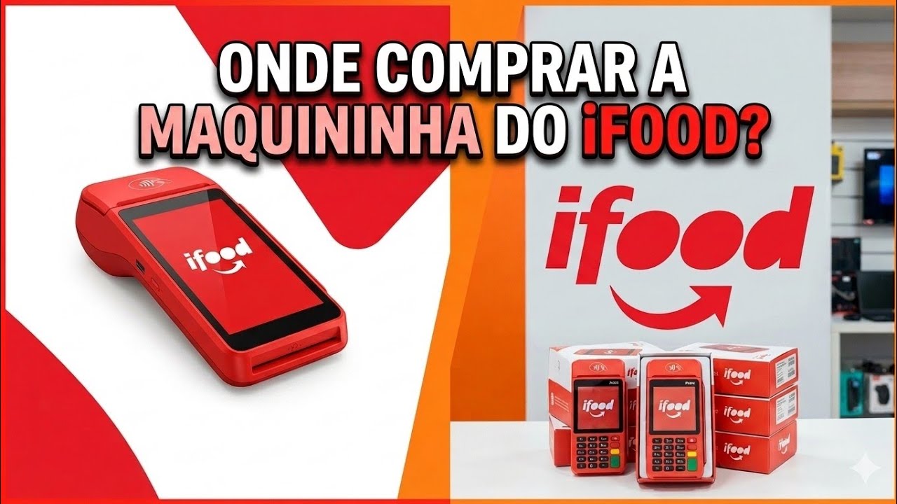 Maquininha do ifood , como comprar a sua , e quanto paguei .