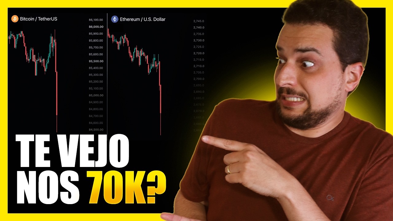 🚨 BITCOIN PERDE BATALHA DOS 87K E AFUNDA! ONDE COMPRAR?