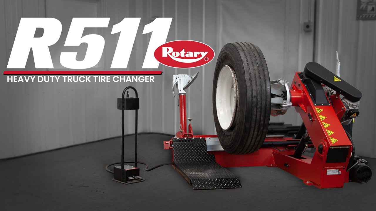 Rotary R511 Heavy Duty Tire Changer: Demo