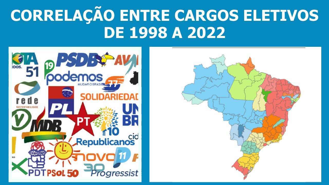Desvendando os padr&otilde;es de voto: Correla&ccedil;&atilde;o entre cargos eletivos de 1998 a 2022
