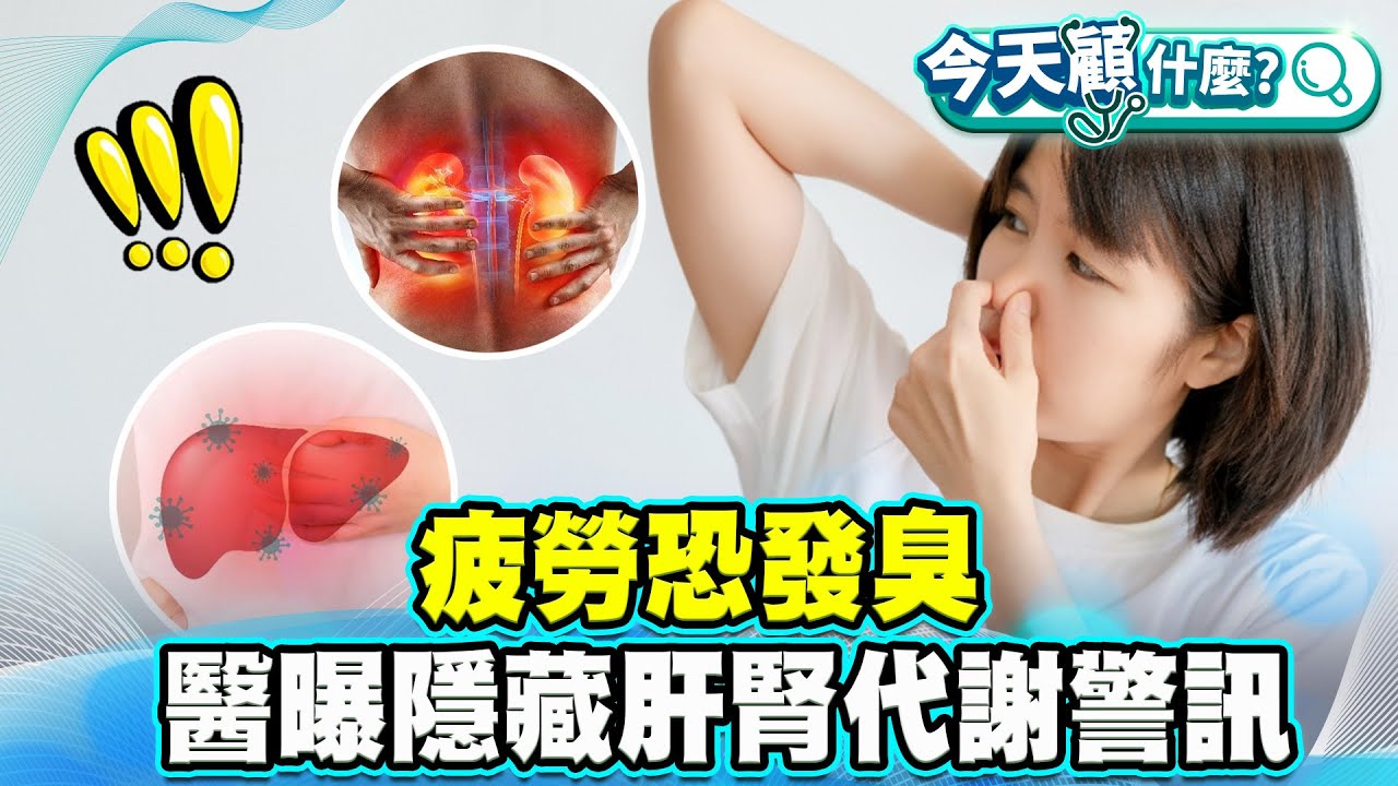 疲勞恐發臭！醫師：留意隱藏肝腎代謝異常警訊！休息後仍長期疲憊當心慢性疲勞警訊！【#今天顧什麼？】健康2.0 ​ @tvbshealth20​
